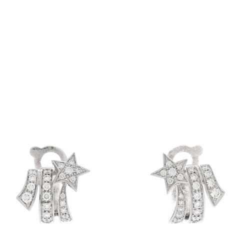 Étoile Filante Earrings White Gold & Diamond 